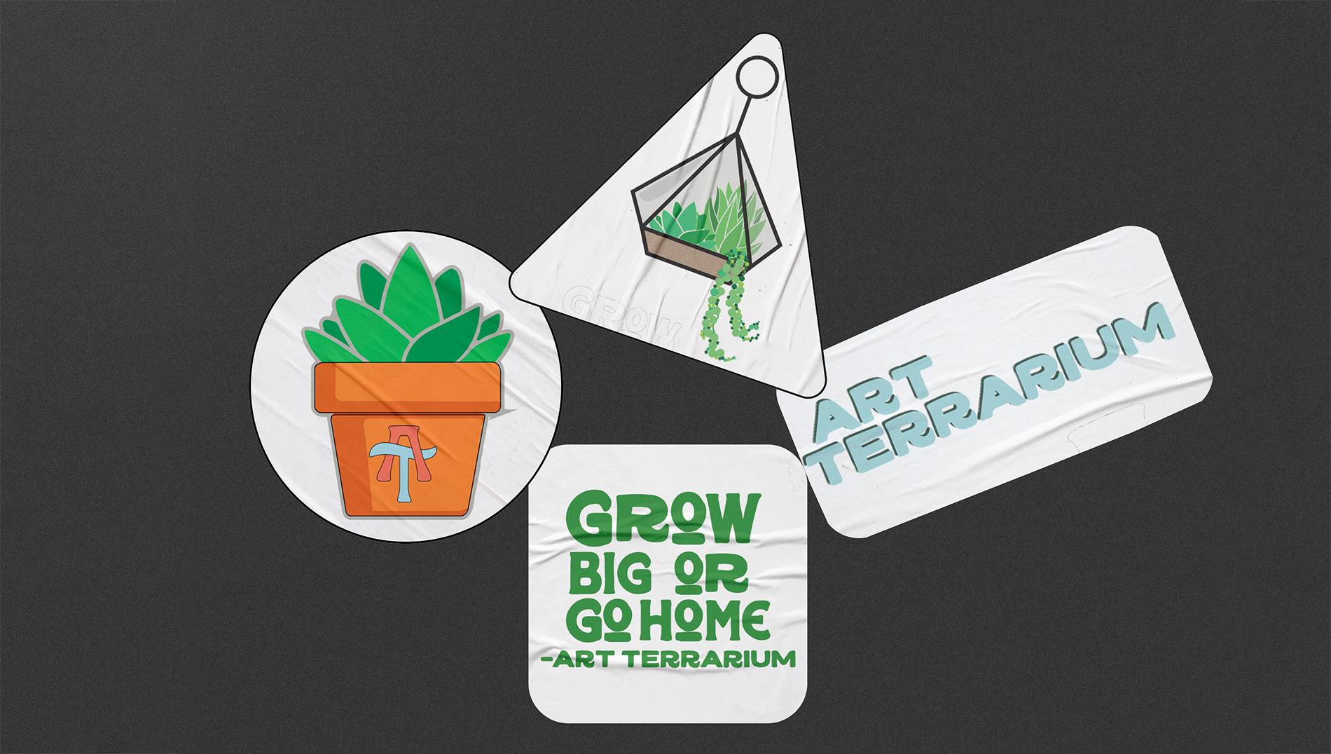 Art Terrarium Sticker Set