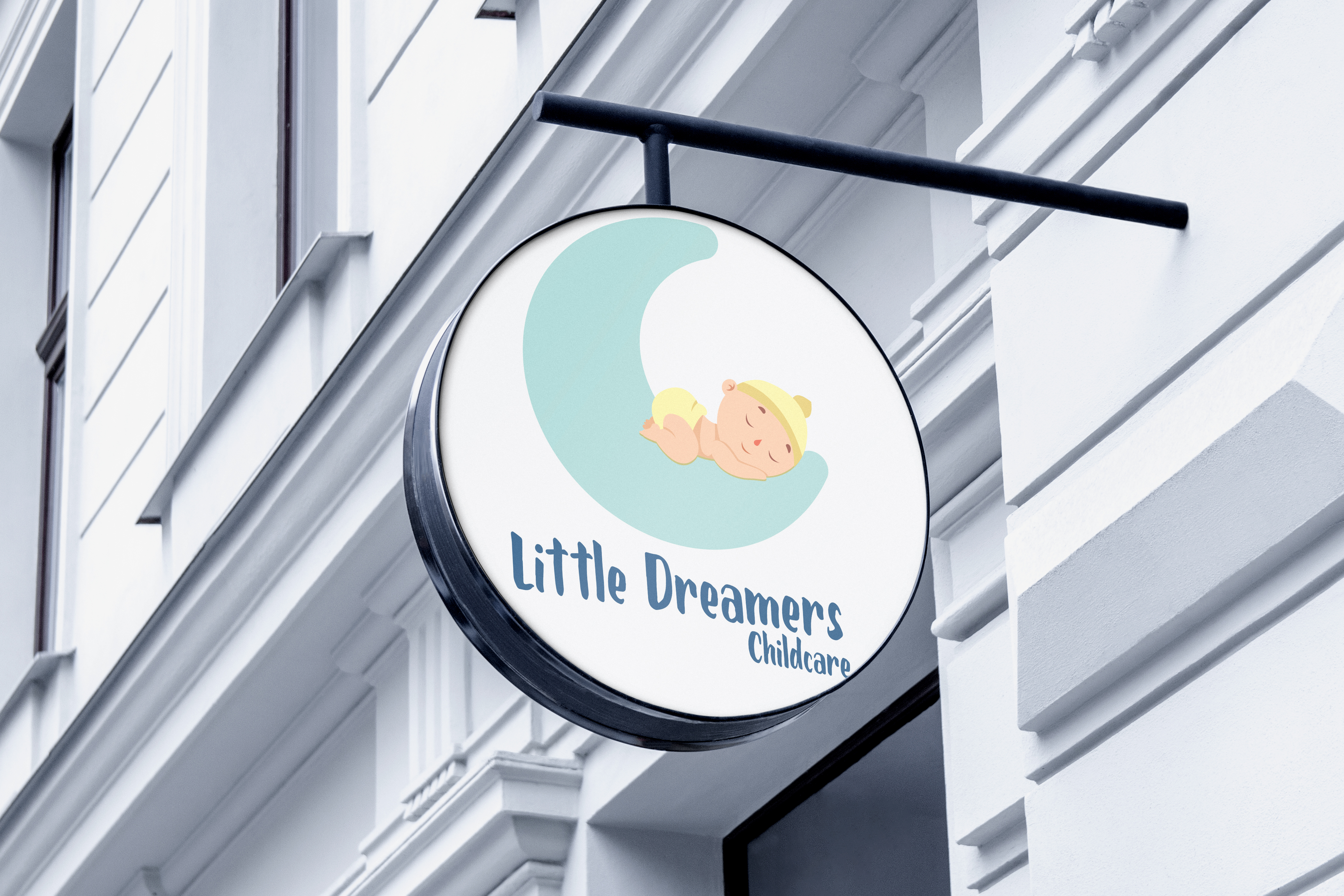 Litte Dreamers Childcare Sign