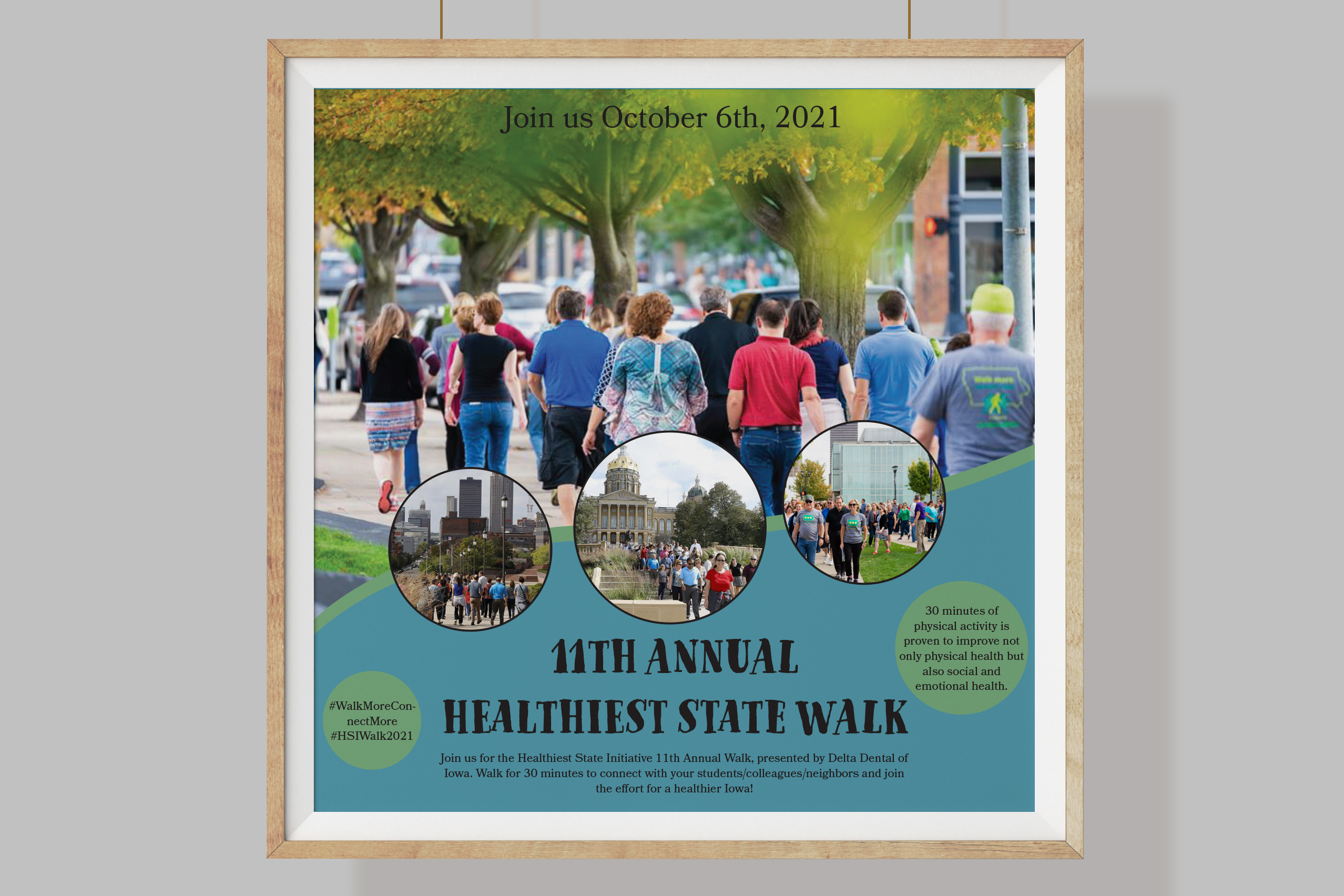 Healthiest State Walk Poster